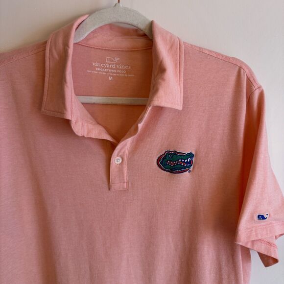 Mens University of Florida Gators Orange Vineyard Vines Edgartown Polo Size Med - Picture 1 of 4